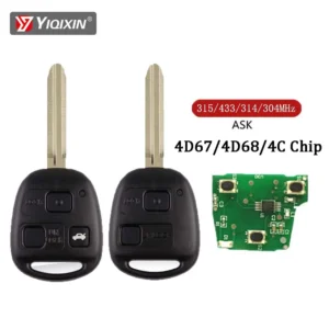 Clé Toyota avec Puce 4D - Télécommande Voiture