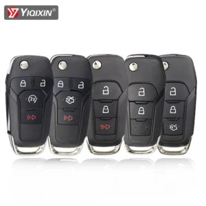 Coque clé Ford 2/3/4 boutons pliable pour Focus, S-Max, Edge