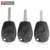 Coque clé Renault 3 boutons pour véhicules compatibles