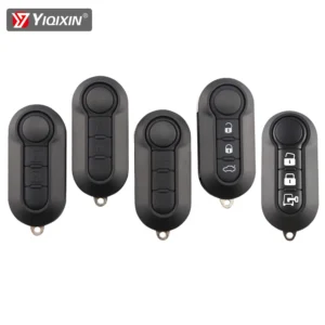 Clé Fiat pliable 2/3 boutons pour 500 Panda Abarth